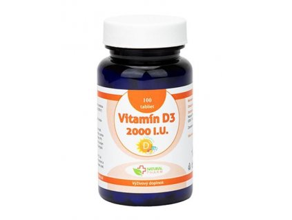 vitamin d3 2000 iu tablety 100 ks 550