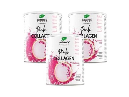 Pink Latte Collagen + Hyaluronic Acid 125g 2+1 ZDARMA