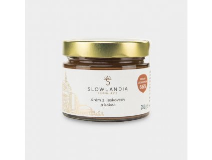 Slowtella- lieskovcovo-kakaový krém Slowlandia