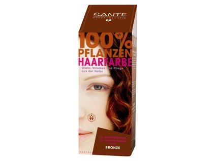 Sante prášková farba na vlasy - bronzová