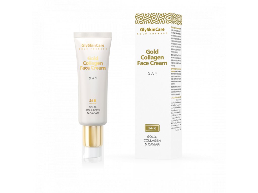 gold collagen face cream day en