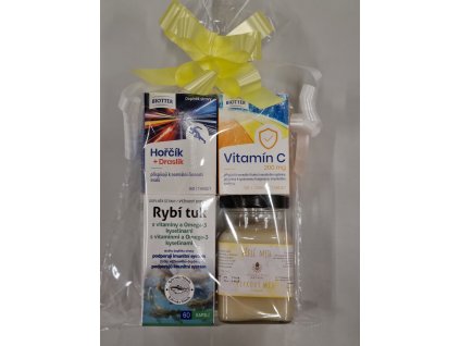 Balíček Vitamínu Hořčík+Draslík   30cps.,Vitamín C 200 mg 50 tbl. a Rybí tuk 60 tbl.
