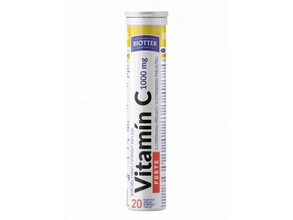 Biotter Vitamín C FORTE šumivé tablety 20 ks nové