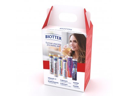 Biotter dárková sada šumivých vitamínů 6x20 tbl.