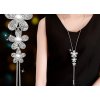 Dámský dlouhý náhrdelník s přívěskem Tří Květy