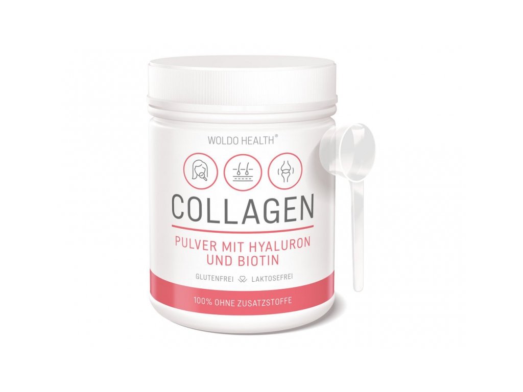 Kolagen + Hyaluron WOLDOHEALTH, 500 g