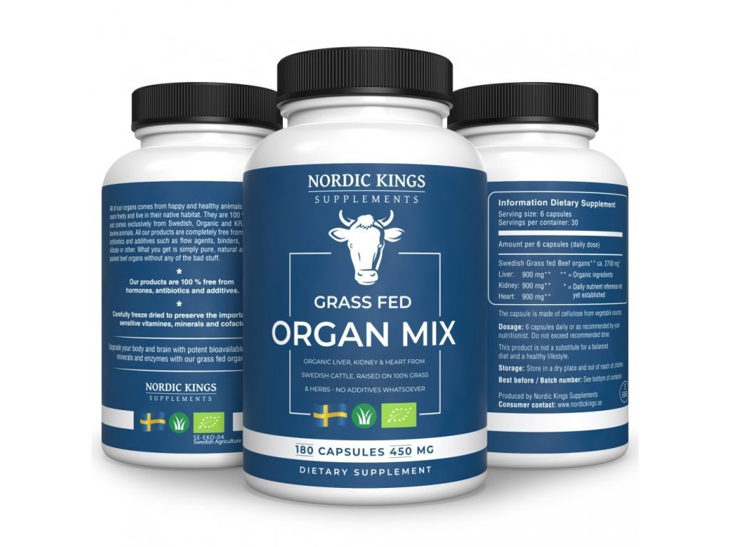 45327 grass fed organic organ mix size