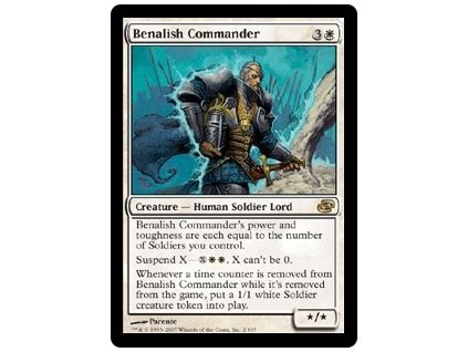 Benalish Commander (Foil NE, Stav Light Played)