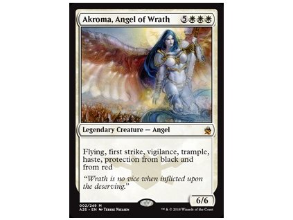 Akroma, Angel of Wrath (Foil NE, Stav Near Mint)