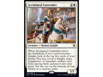 Acclaimed Contender - PRERELEASE PROMO