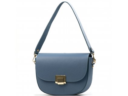 Kožená kabelka Sally modrá