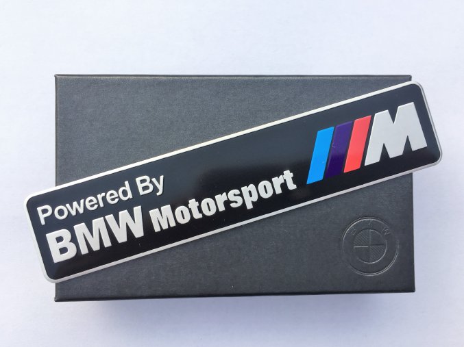 PLAKETA - BMW POWERED BY MOTORSPORT M