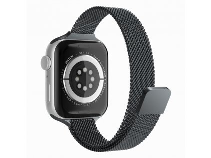 Techsuit Remienok na hodinky (W034) - Apple Watch 1/2/3/4/5/6/7/8/SE/SE 2/Ultra (42/44/45/49 mm) - čierny