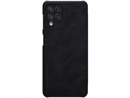 Qin Kožený obal pre - Samsung Galaxy A22 4G - čierna