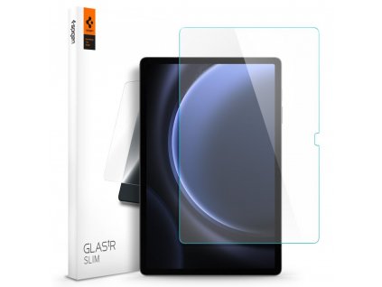 Spigen Glas.tR Slim ochranné sklo na - Samsung Galaxy Tab S9 FE Plus - transparentná