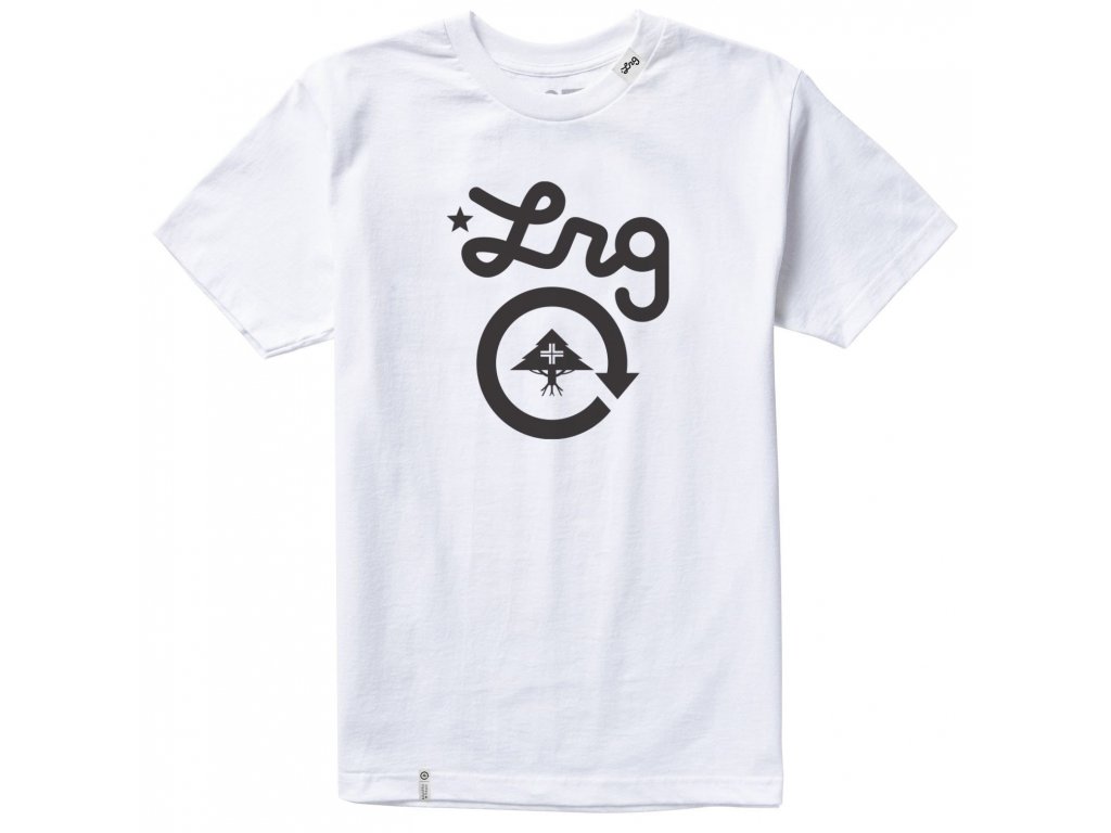 LRG tričko Cycle logo tee - White