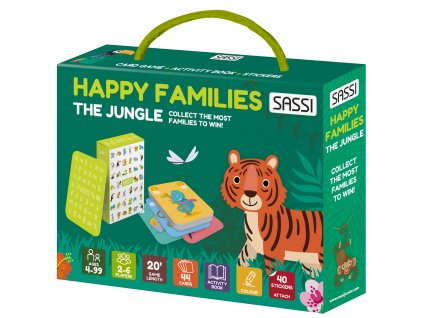 Card Games Happy Families The Jungle 9788830313132 Box