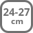 24-27cm