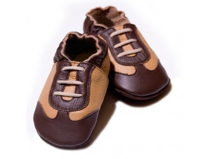 liliputi soft baby shoes brown sport 86