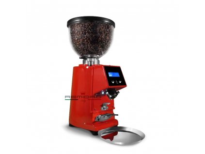 Profesionální automatický fresh mlýnek na kávu Remidag MST 58P E červený min
