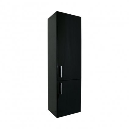 Koupelnová doplňková skříňka vysoká Emilio B V 40 - černá