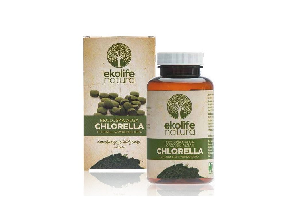 Organic Algae Chlorella 240cps ekolife natura