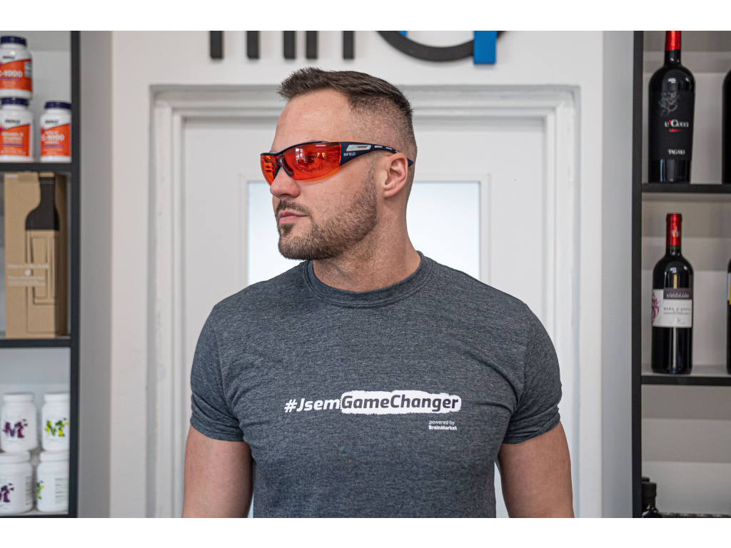 Infield Brýle blokující 100% modrého a zeleného světla, VICTOR BLUECUT 580 Obrázek