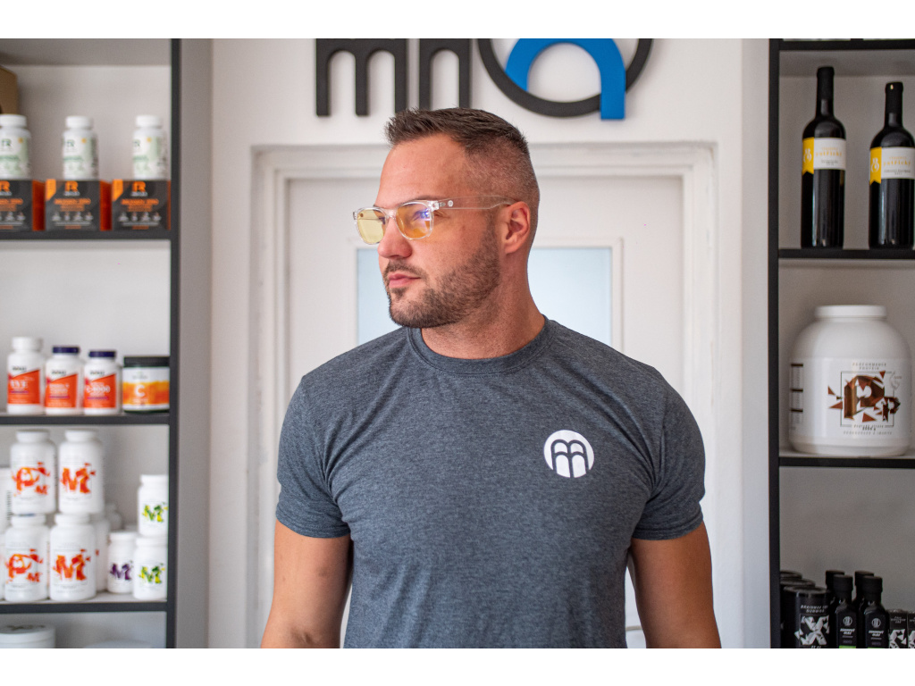 BrainMax BrainMarket Brýle blokující 40% modrého světla, WHITE Obrázek