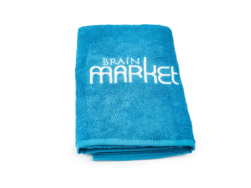 BrainMax BrainMarket ručník, BIO bavlna, 140x70 cm Obrázek