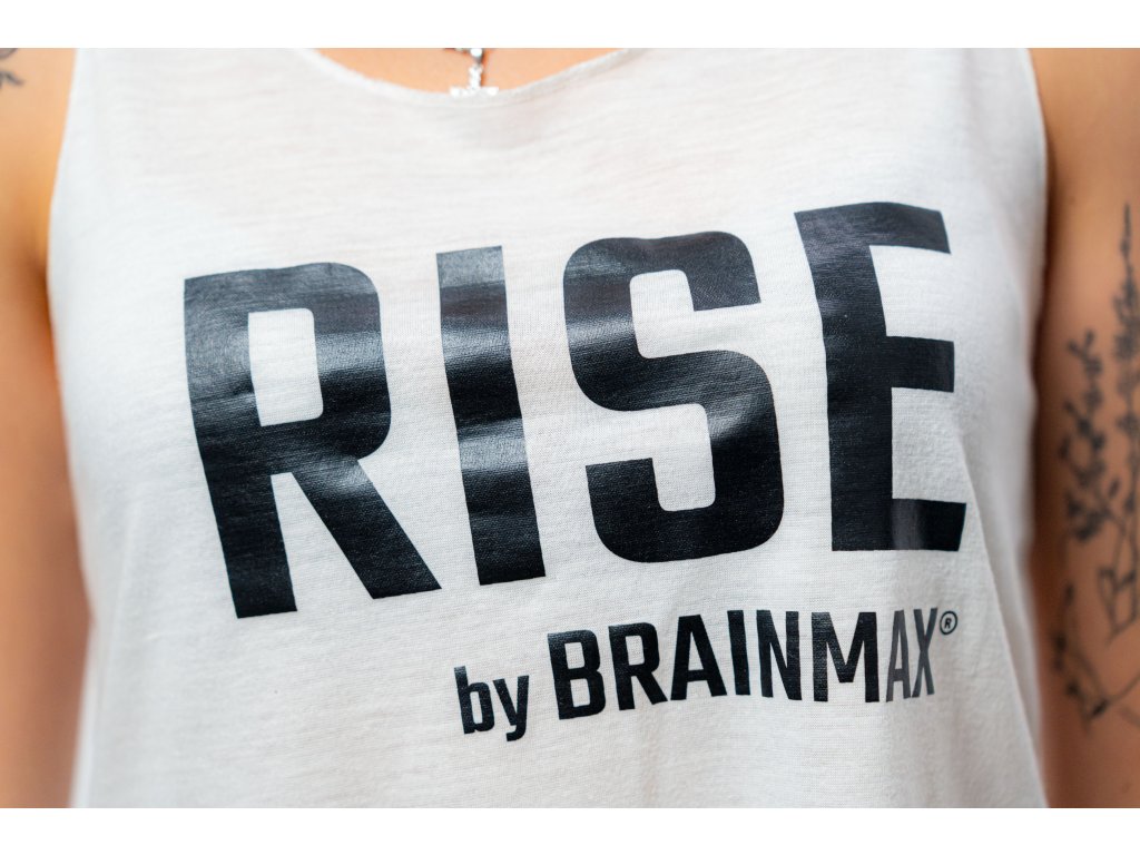 Dámské tílko Rise by BrainMax Barva: Bílá, Velikost: S Obrázek