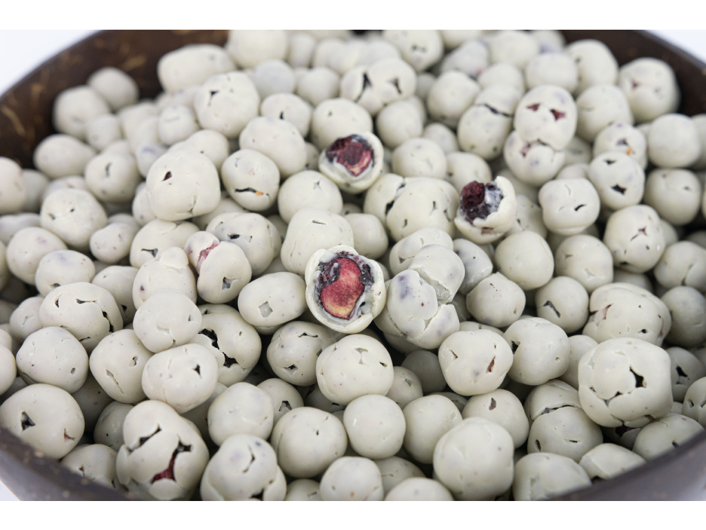 BrainMax Pure Borůvky v bílé čokoládě, BIO, 165 g Obrázek