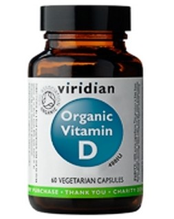 Viridian Organic Vitamin D 60 kapslí Obrázek
