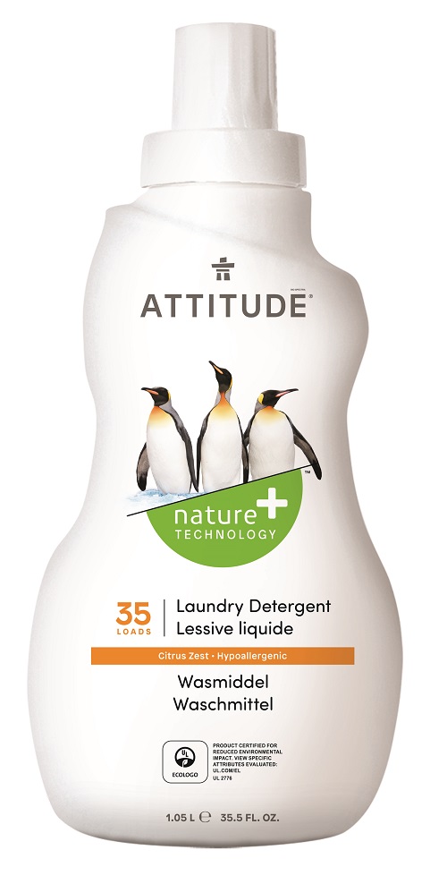 Attitude - Prací gel s vůní citronové kůry, 1050ml Obrázek