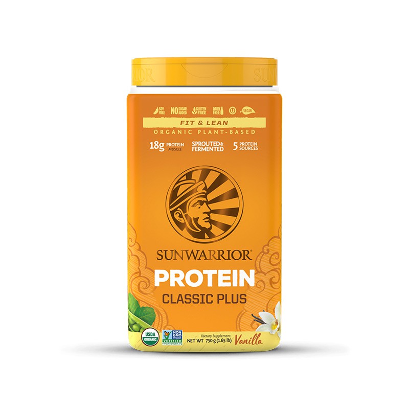 Sunwarrior Protein Classic Plus BIO Vanilkový - 750g Obrázek