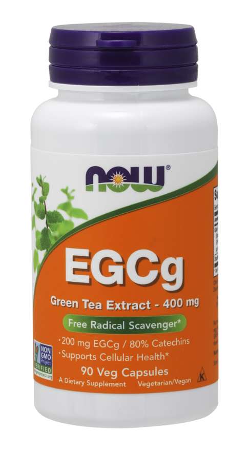 Now® Foods NOW Extrakt zeleného čaje s EGCg, 400 mg, 90 rostlinných kapslí Obrázek