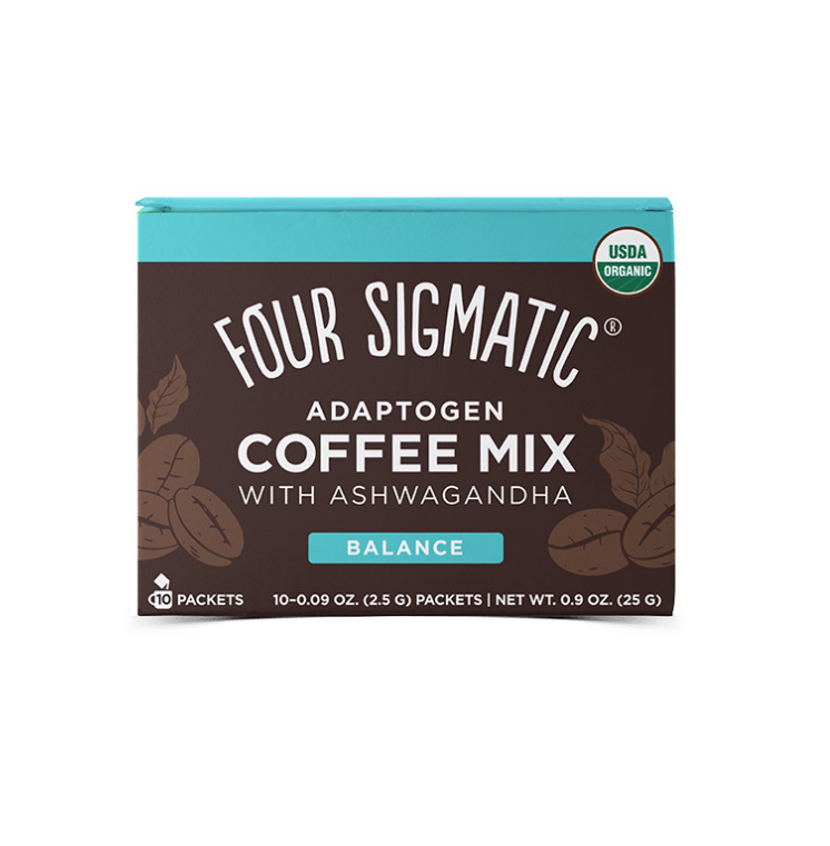 Four Sigmatic Ashwagandha & Chaga Adaptogen Coffee Mix Množství: 10 sáčků Obrázek