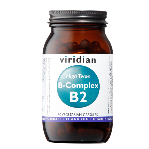 Viridian B-Complex B2 High Two® 90kapslí Obrázek