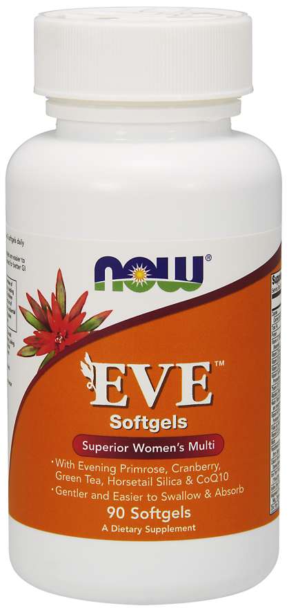 Now® Foods NOW Multi Vitamins Eve, Multivitamin pro Ženy, 90 softgelových kapslí Obrázek