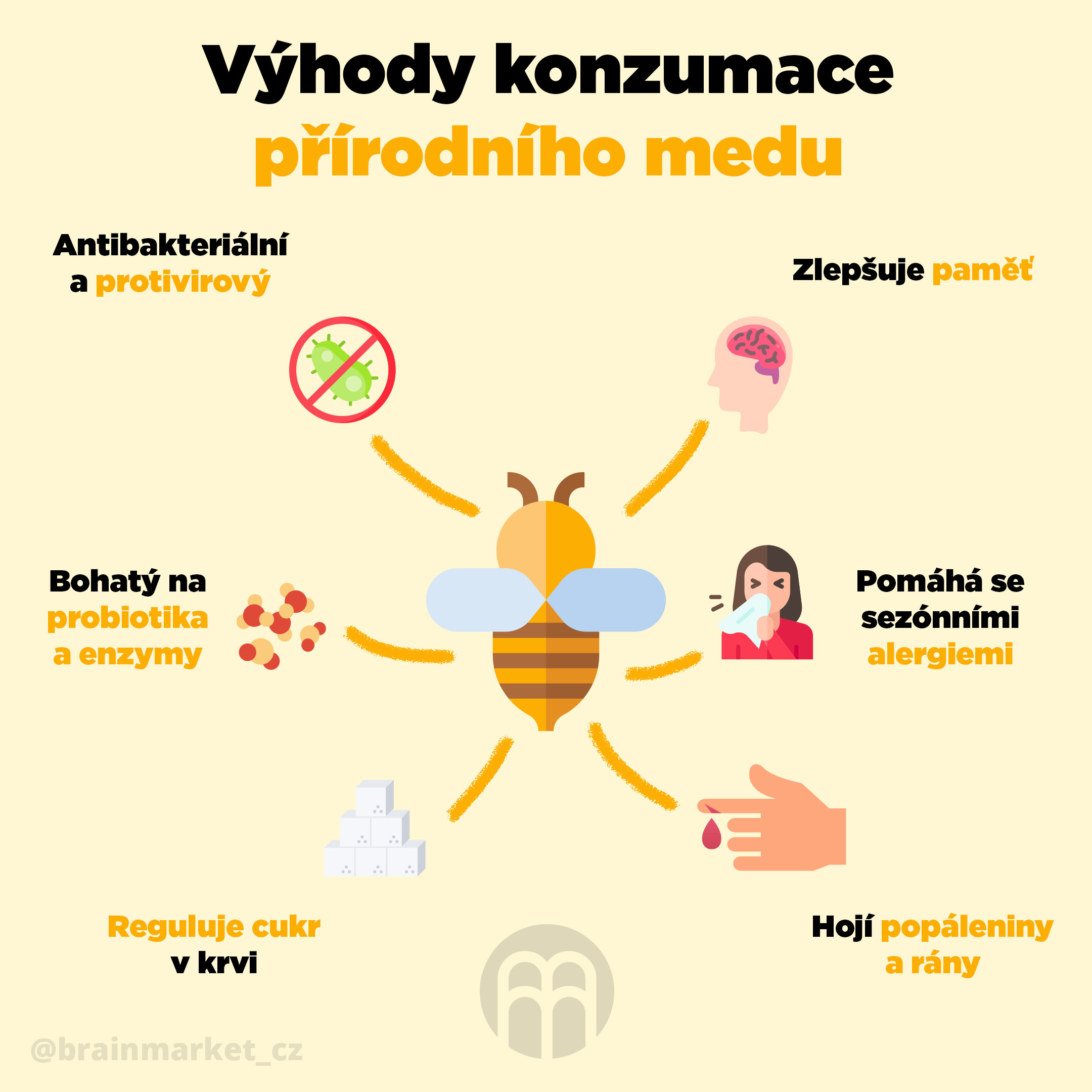 BrainMax Pure Med medovicový lesní, 950 g Obrázek