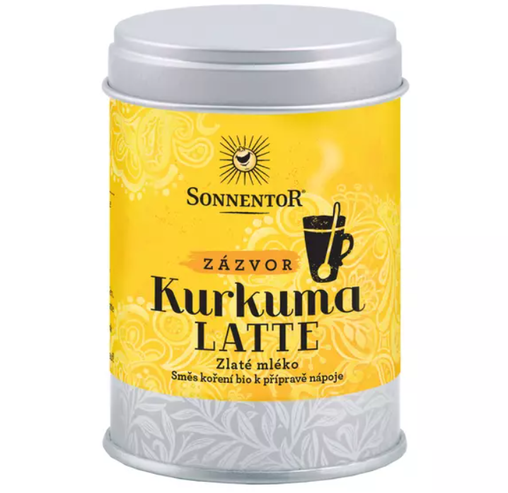 Sonnentor Kurkuma Latte - zázvor BIO, 60 g dóza Obrázek