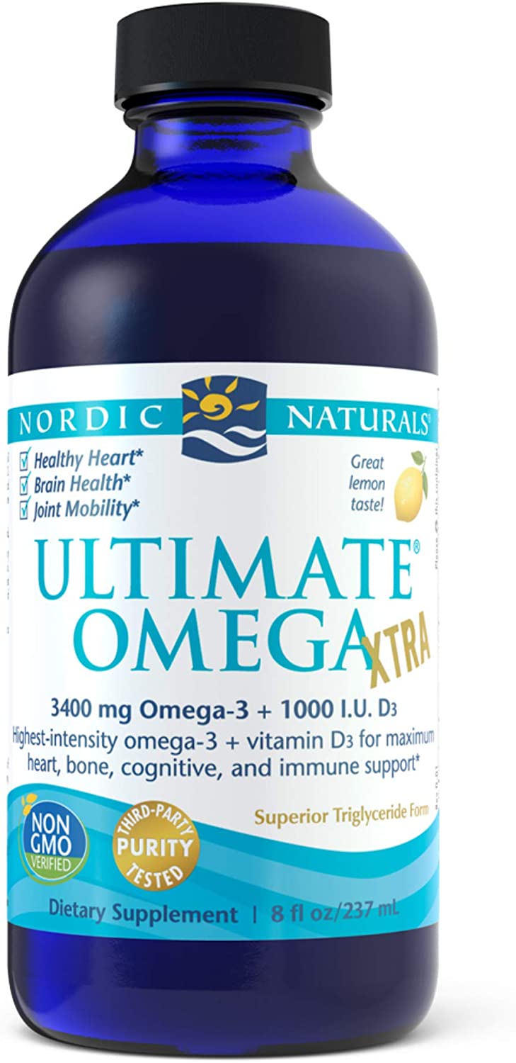 Nordic Naturals Ultimate Omega Xtra, 3400 mg, Citron, 237 ml Obrázek