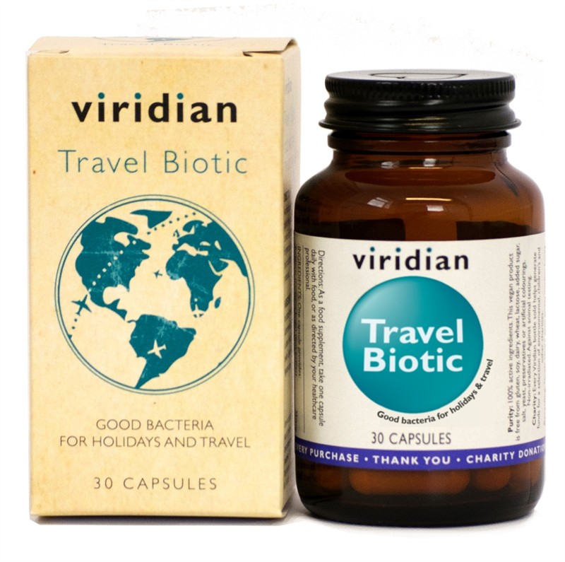 Viridian Travel Biotic 30 kapslí (cestovní probiotika) Obrázek