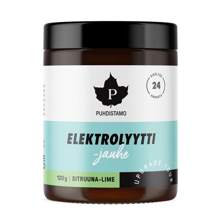 Puhdistamo - Electrolyte Powder 120g lemon lime Obrázek