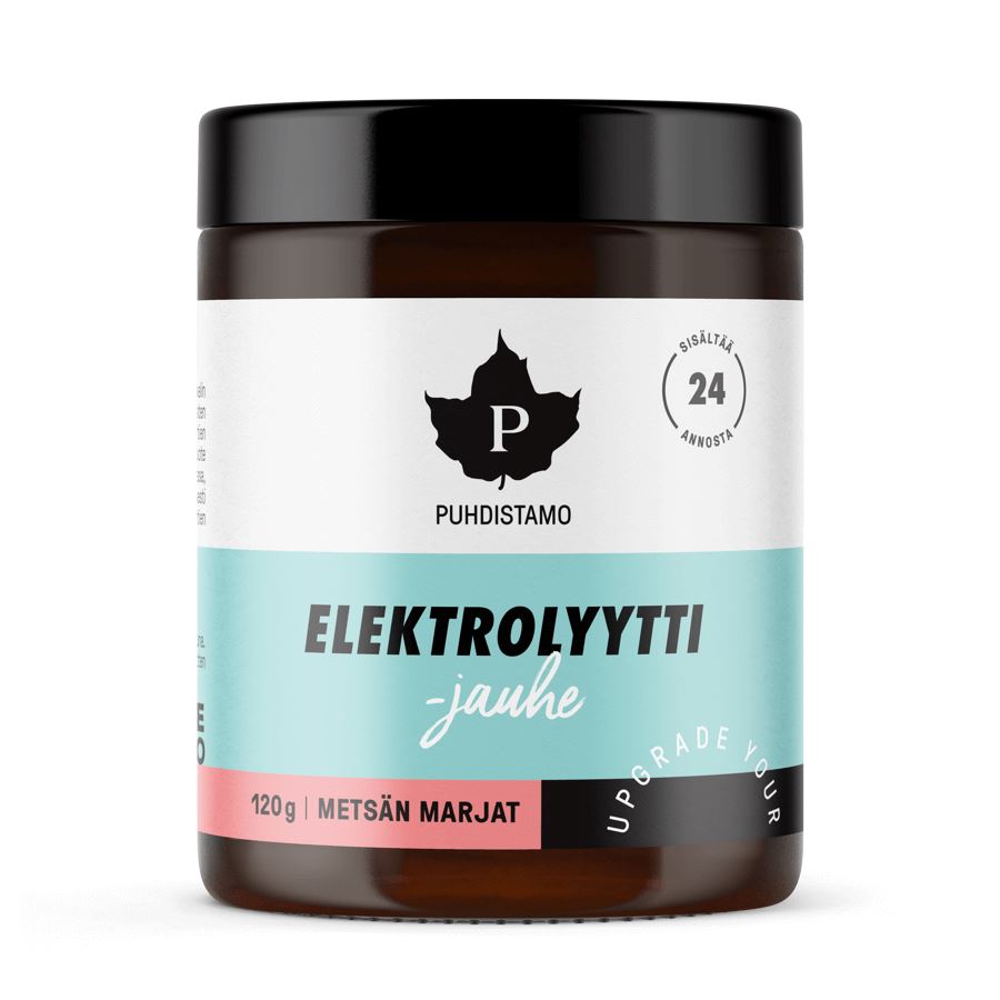 Puhdistamo - Electrolyte Powder 120g red berries Obrázek