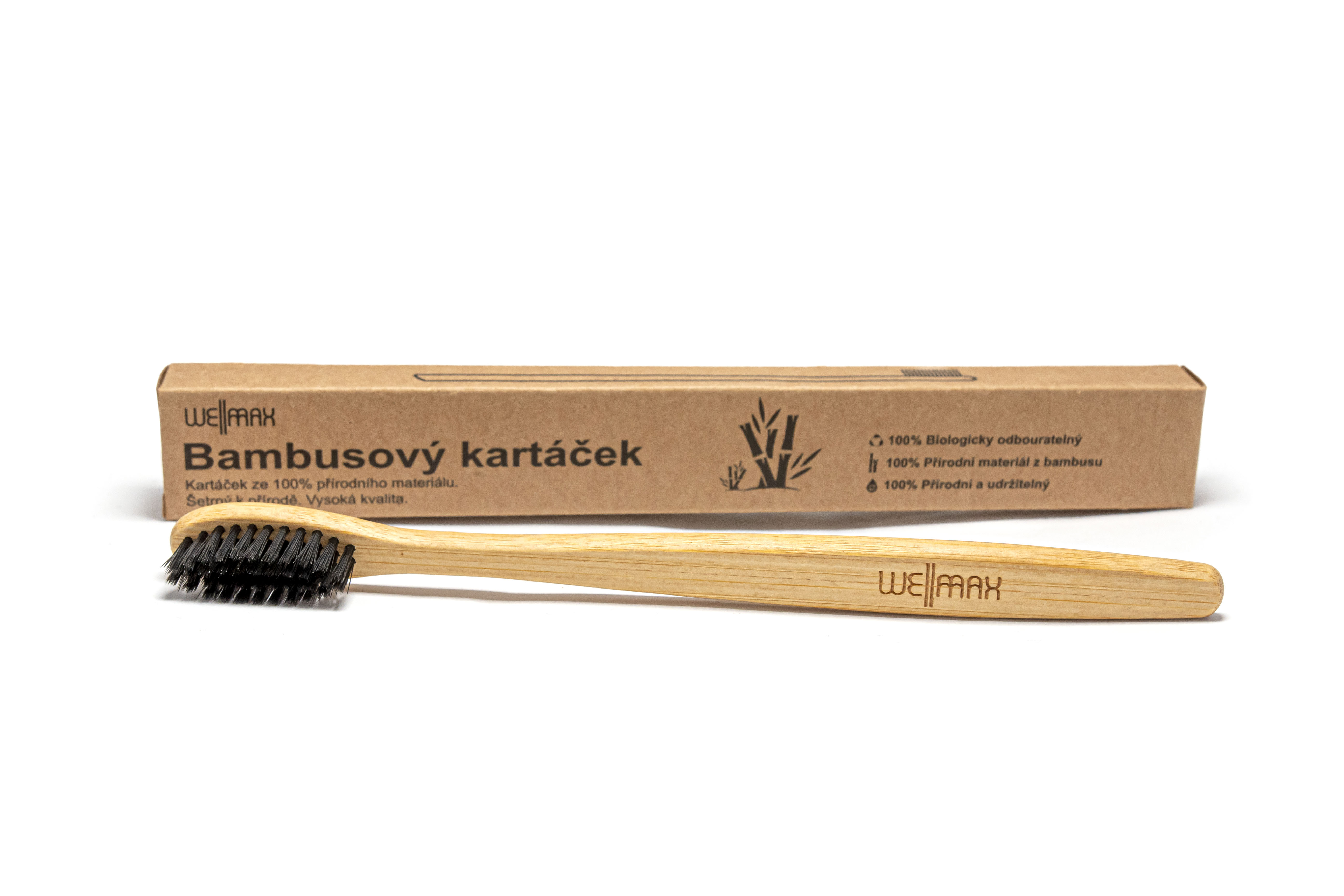 WellMax bambusový zubní kartáček Obrázek