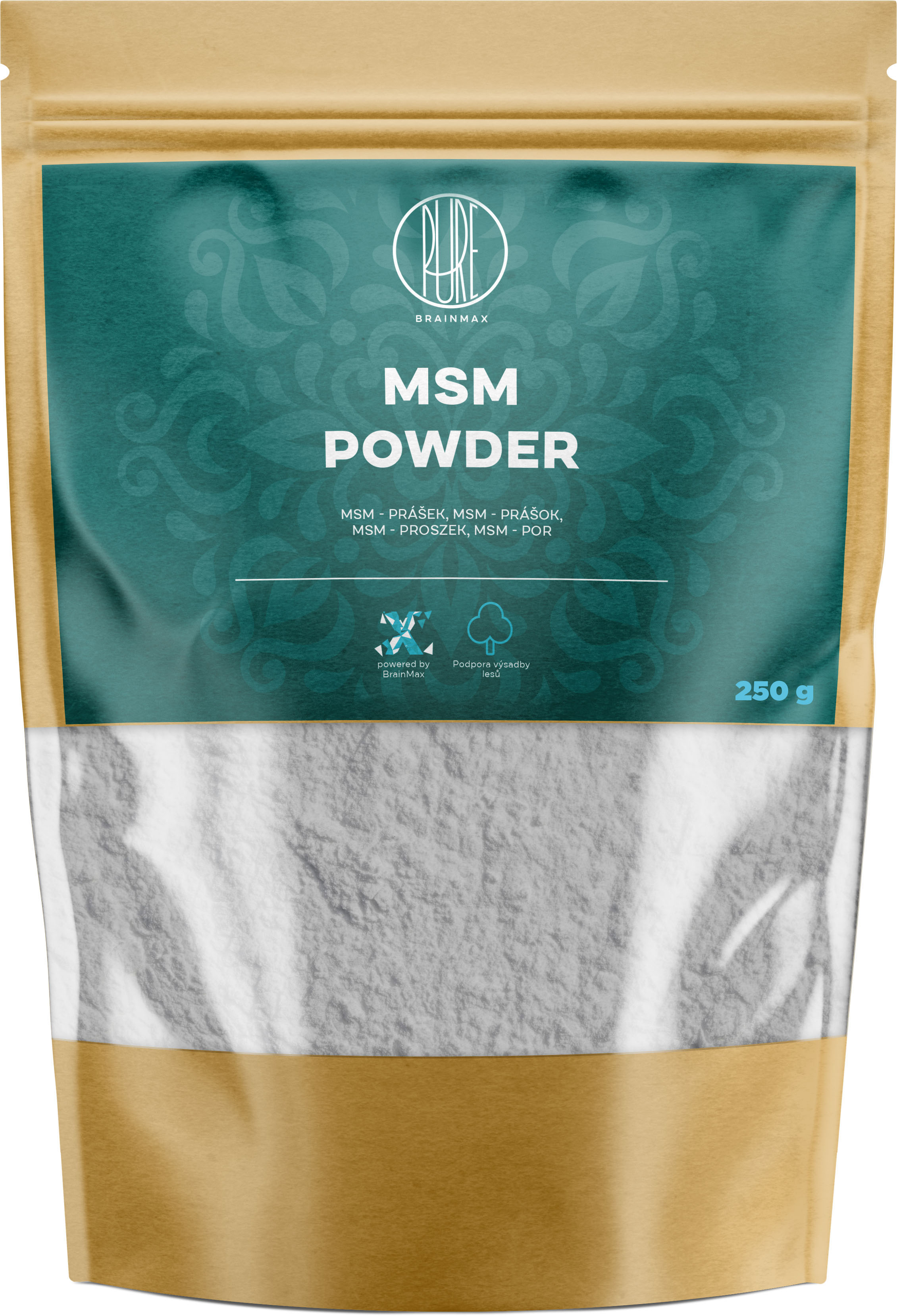BrainMax Pure MSM prášek, 250 g Obrázek