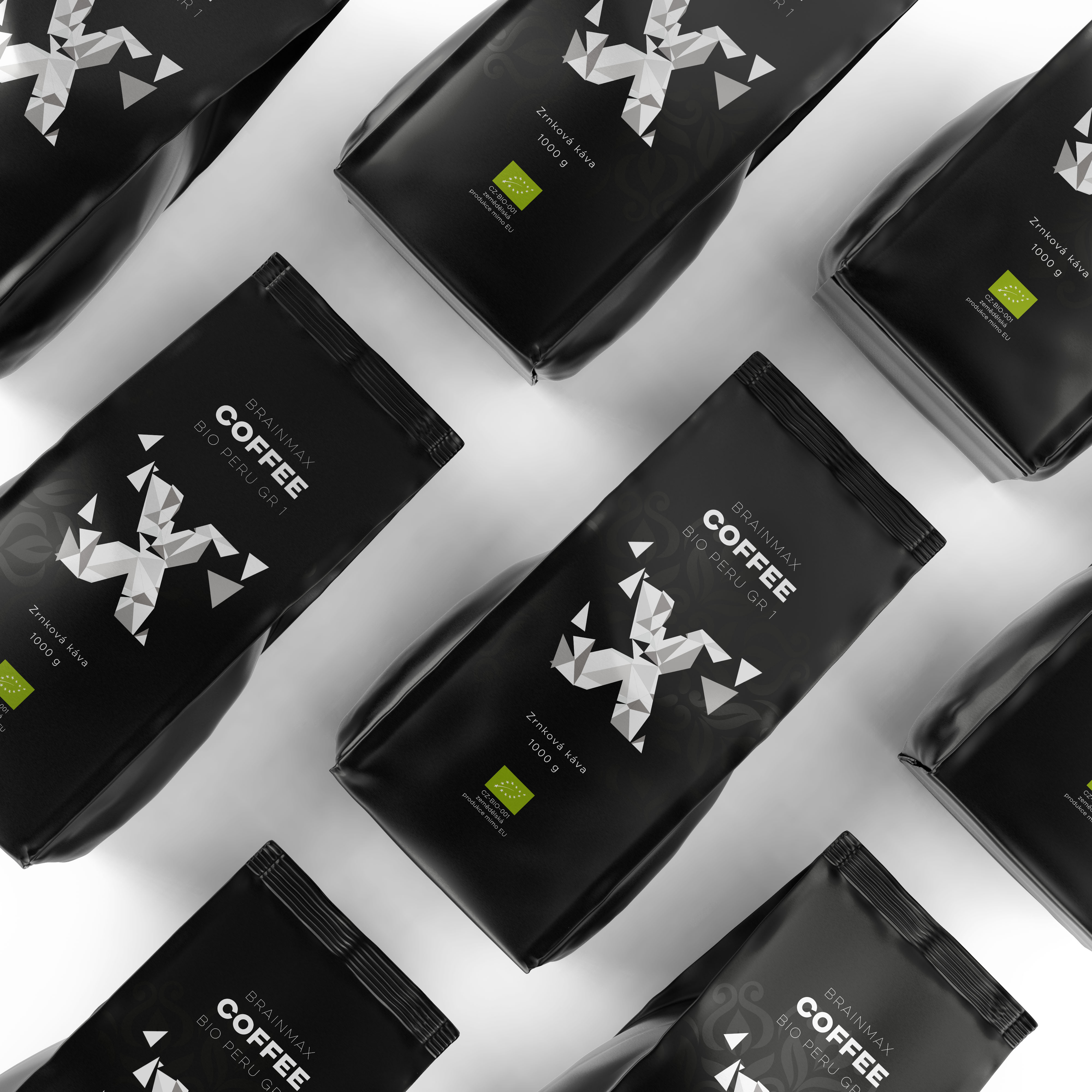 BrainMax Coffee, Káva Peru Grade 1, BIO, 1kg, Zrno Obrázek