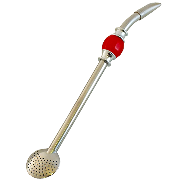 Cebador Bombilla s červeným kamenem Obrázek