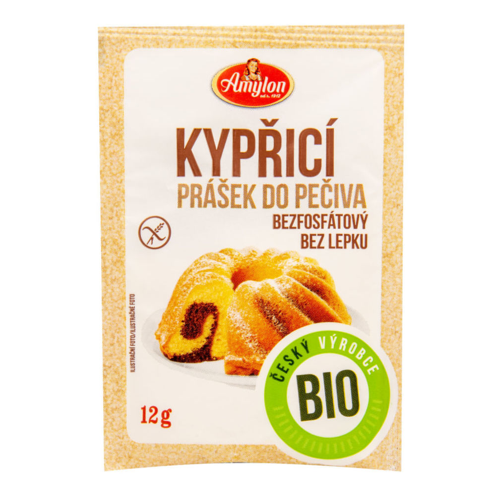 Amylon - Kypřící prášek do pečiva bezlepkový BIO, 12 g Obrázek