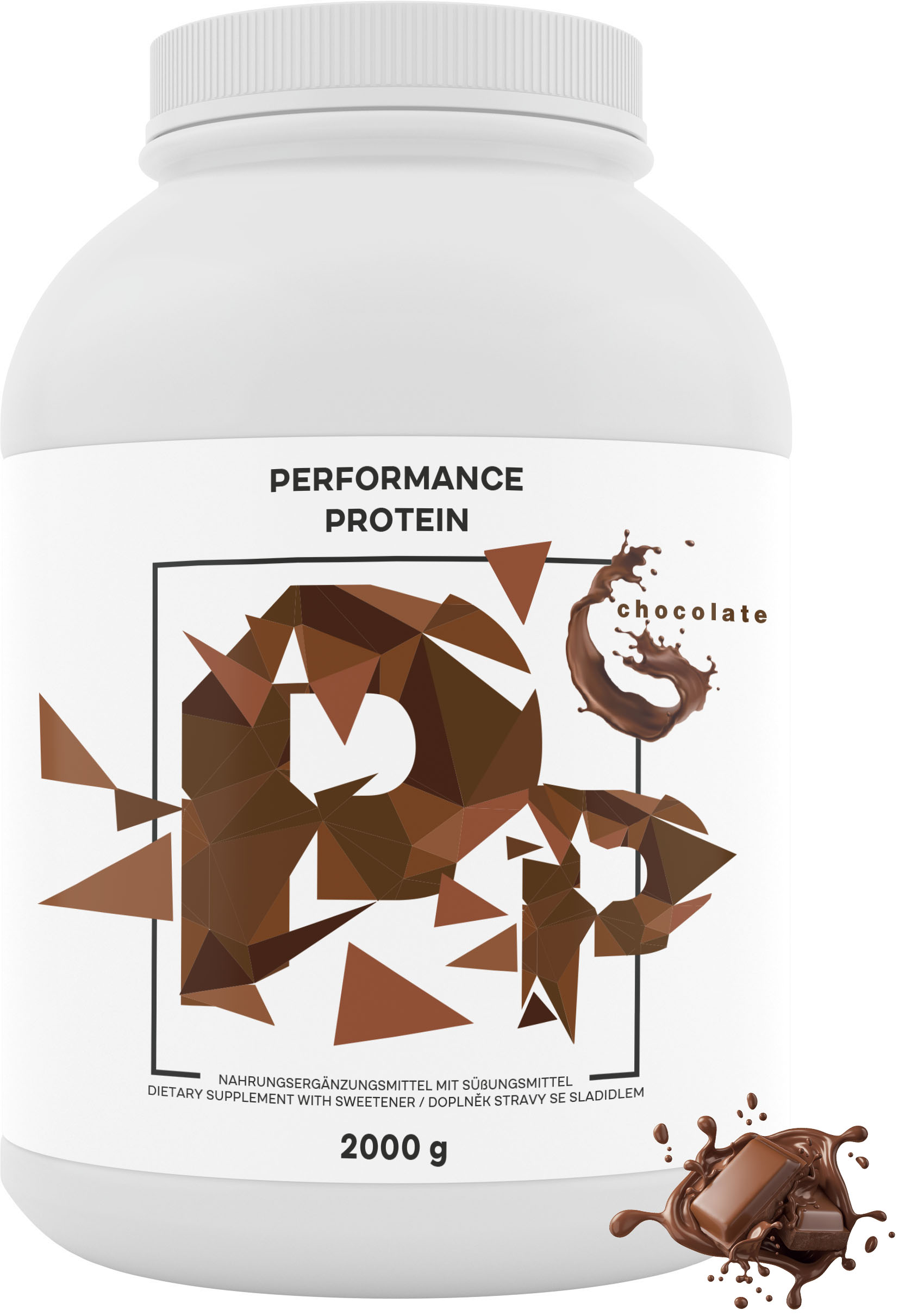 BrainMax Performance Protein Čokoláda 2 kg Obrázek